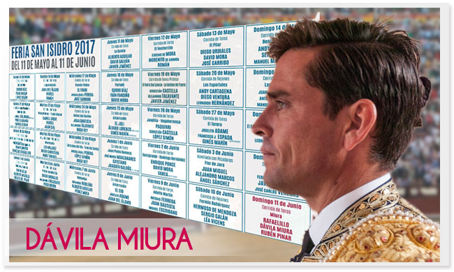 Eduardo D&aacute;vila Miura reaparece en Madrid por el 175&ordf; aniversario de Miura